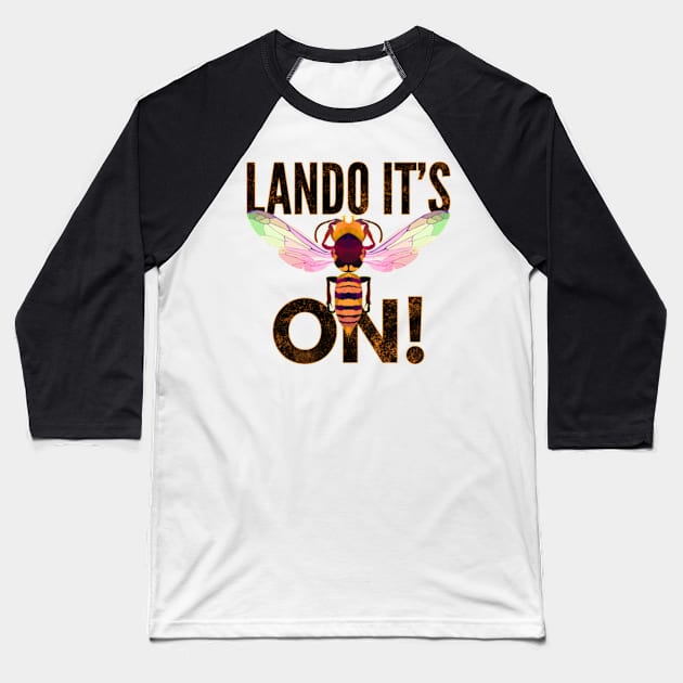 Lando vs Murder Hornets Baseball T-Shirt by Worldengine